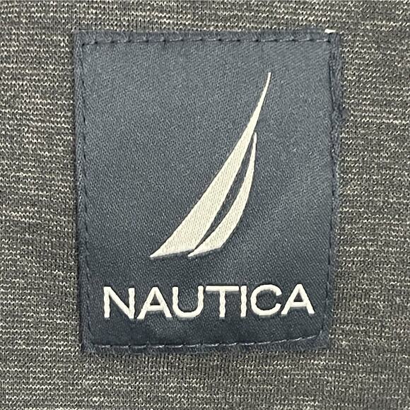 Nautica Mens Blazer Jacket Mens Large Gray 2 Button Cotton Blend Sport Coat NEW - Picture 2 of 12